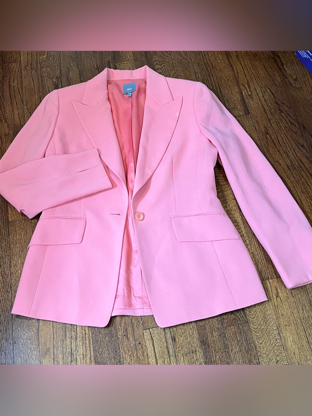 Anne Klein Pink Blazer with Satin Lining